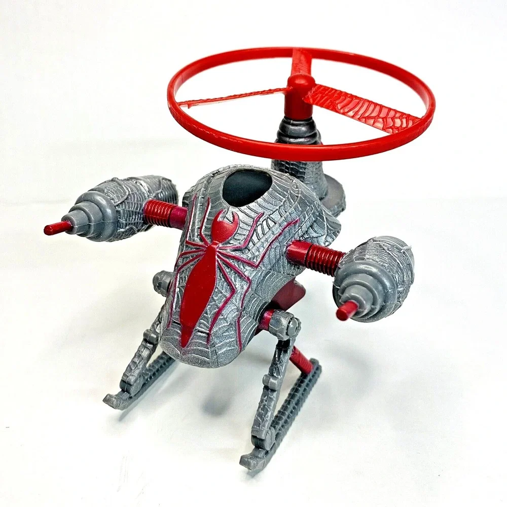 1997 Spider-Man Commando Armor‎ Jetpack Suit with Flying Disc Pull String Rare